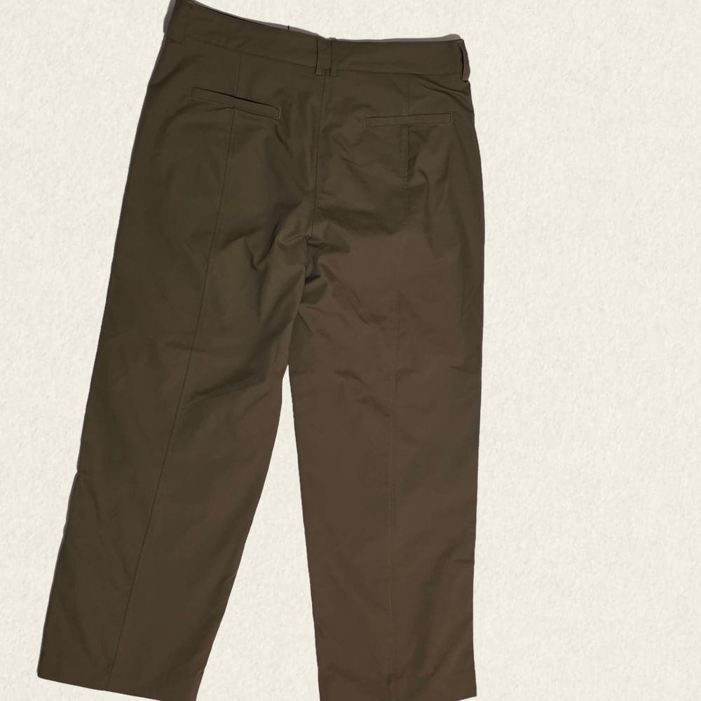 Zara khaki straight leg trousers - Picture 2 of 4